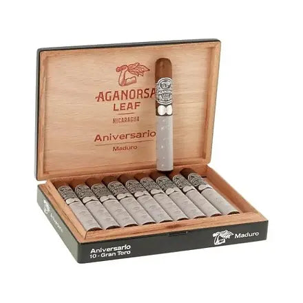 Aganorsa Leaf Aniversario Maduro Gran Toro 6 x 58 (Box of 10)