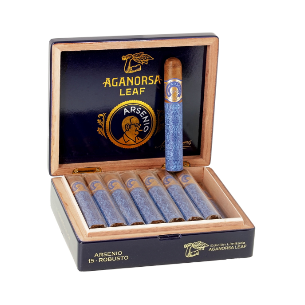 Aganorsa Leaf Arsenio Robusto 5"1/4 * 54 (Box of 15)
