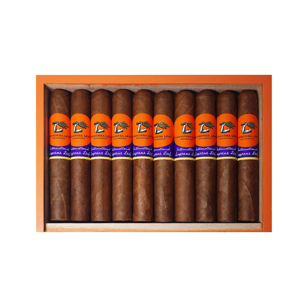 Aganorsa leaf supreme Inter Robusto (round) 5¼ x 54 (Box of 10)