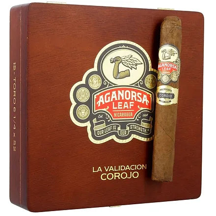 Aganorsa Leaf La Validacion Corojo Toro 6 1/4 x 52 (Box of 15)