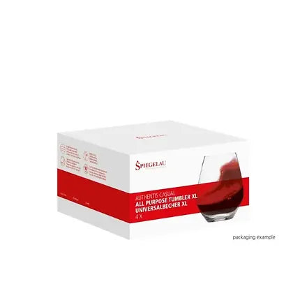 Spiegelau Authentis Casual All Purpose Tumbler - XL (4 - Pack)
