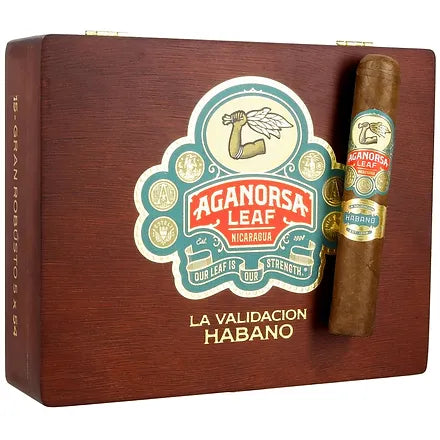 Aganorsa Leaf La Validacion Habano Gran Robusto 5 x 54 (Box of 15)