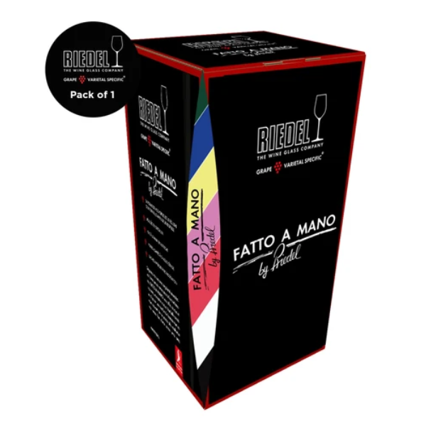 Fatto A Mano Performance Champagne Glass Red (Single Pack)