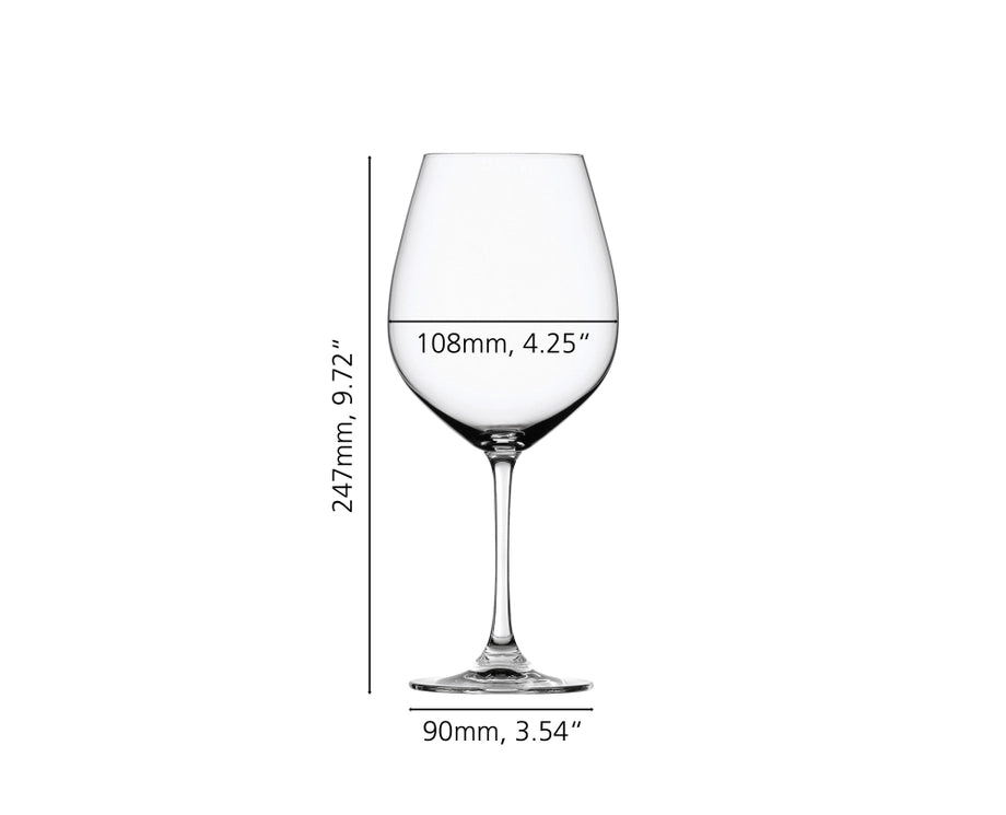 Spiegelau Salute Burgundy Glass (4-Pack)