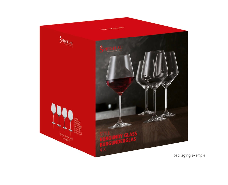 Spiegelau Style Burgundy Glass (4-Pack)