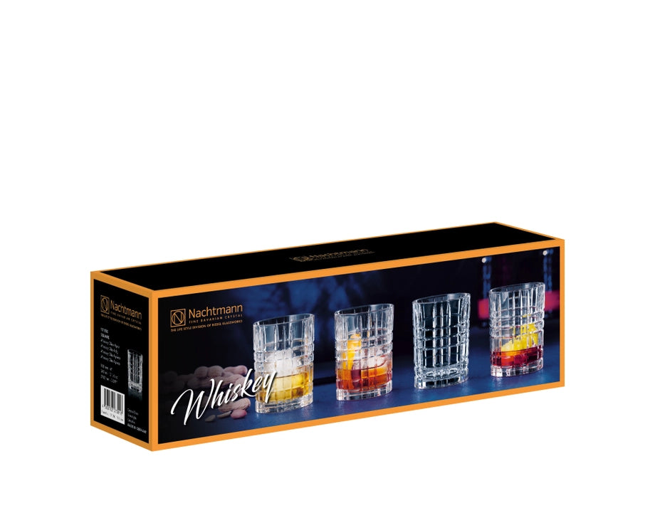 Nachtmann Square Whiskey (4-Pack)