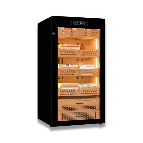 Premium Series Black 1200-Cigar Electric Humidor