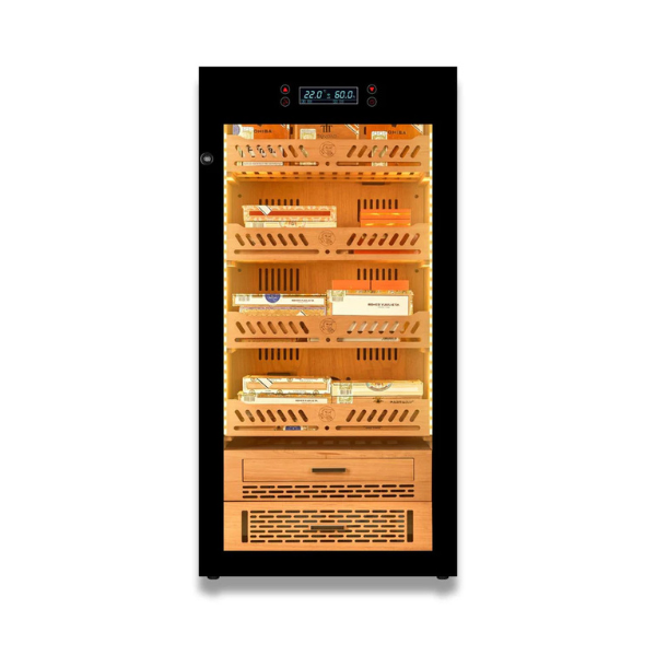 Premium Series Black 1200-Cigar Electric Humidor