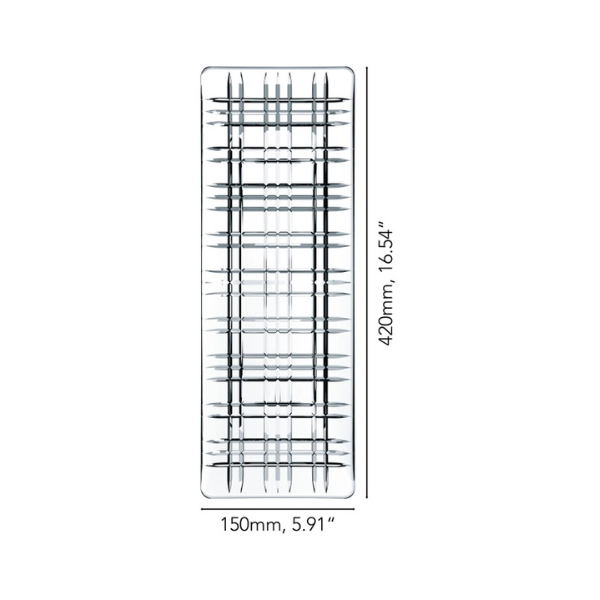 Nachtmann Square Rectangular Plate 42cm (6-Pack)