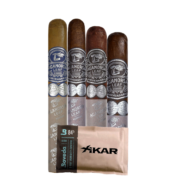 Aganorsa Leaf Aniversario Sampler Pack (Pack of 4 + Boveda Gel Bag)